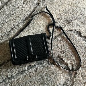 Rebecca Minkoff Chevron Quilted Small Love Crossbody